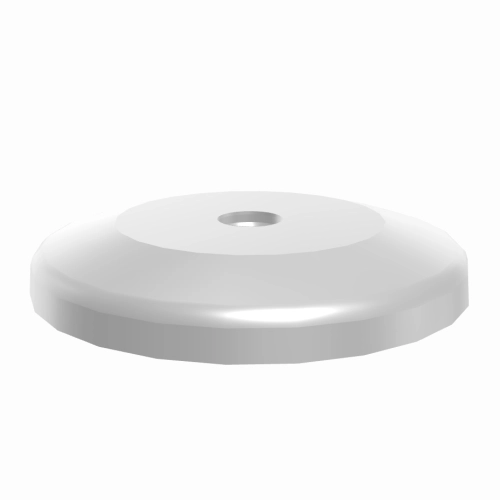 Edelstahl-Teller 120 für Gelenkstellfuß Kugel 15