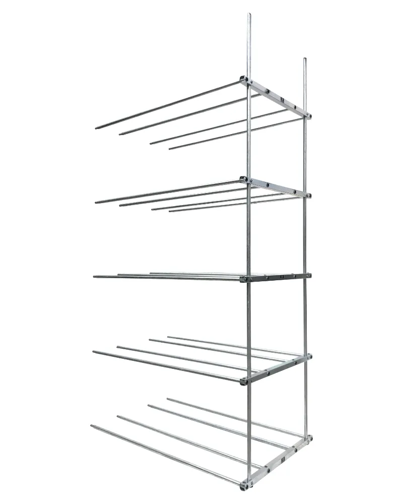 Reifenregal Doppel 80 – 5 Fächer Anbauregal