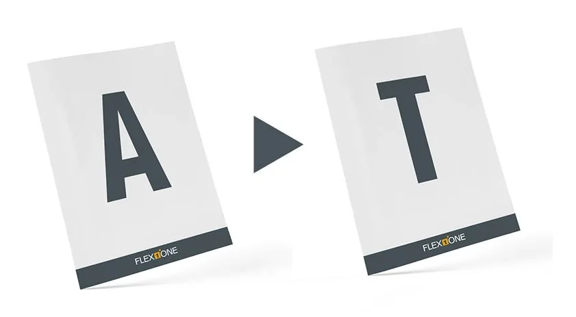 Lagerplatzschild für Reifenregale – Buchstabe A