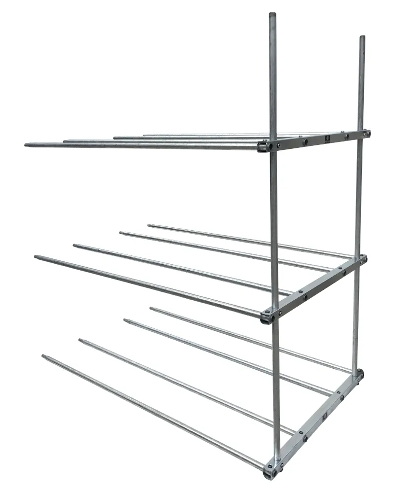 Reifenregal Doppel 80 – 3 Fächer Anbauregal