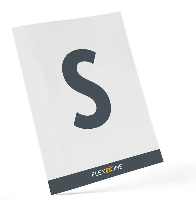 Lagerplatzschild für Reifenregale – Buchstabe S