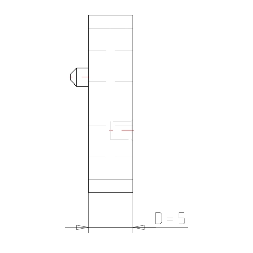 Klemmblock Abstandshalter 5 mm