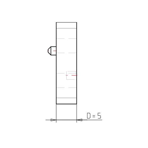 Klemmblock Abstandshalter 5 mm