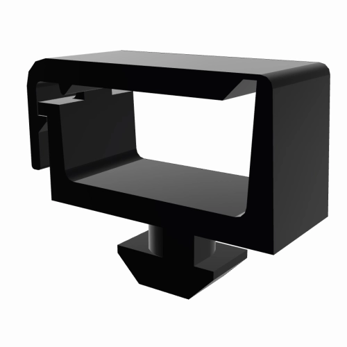 Clip-Kabelbinder 1 Kammer mit Hammer System B Nut 10