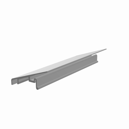 Einsetzprofil System B Nut 10 Clipleiste