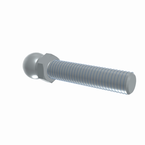 Gewindestange M10x45 Kugel 15