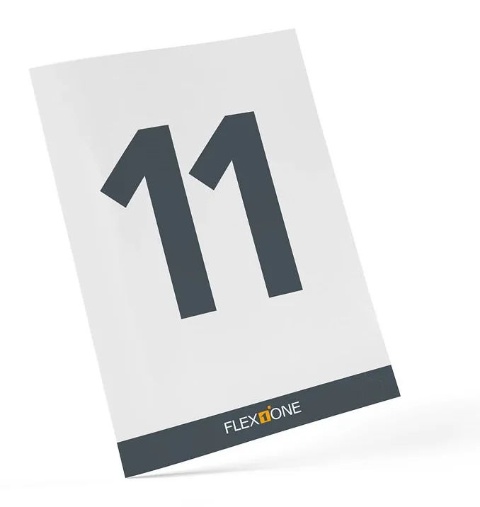 Lagerplatzschild für Reifenregale – Nummer 11