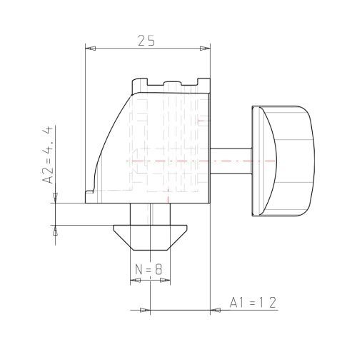 Quick-Block 25 System I Nut 8