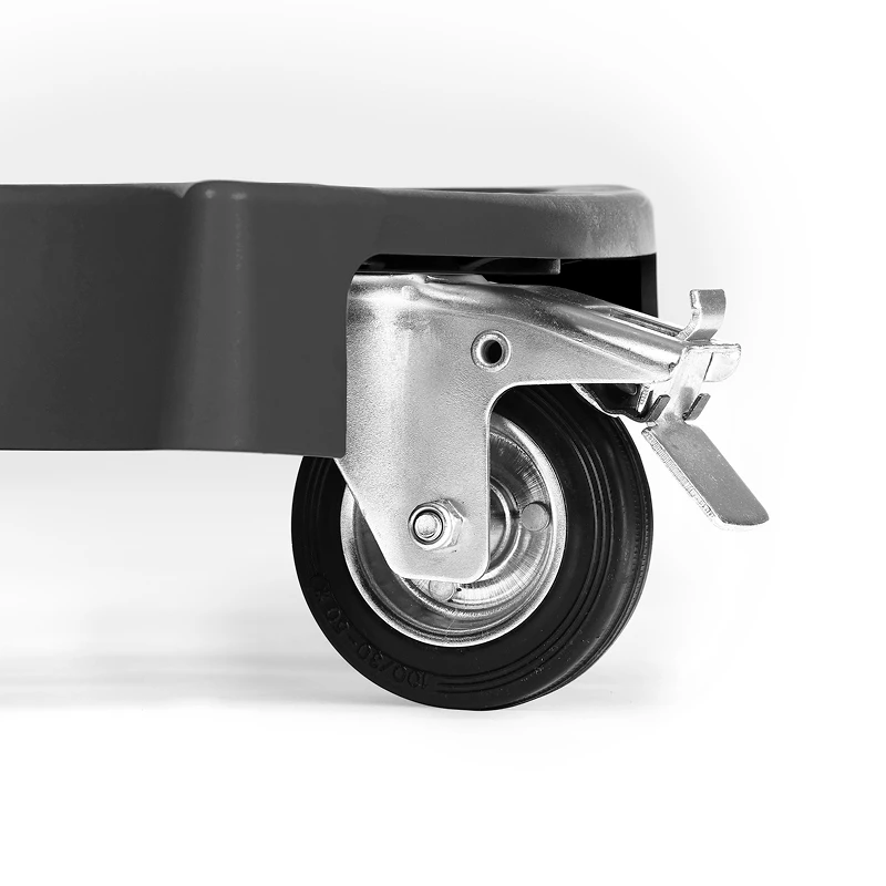 Wheel Trolley Recycled OFF ROAD mit 1 Feststellrolle