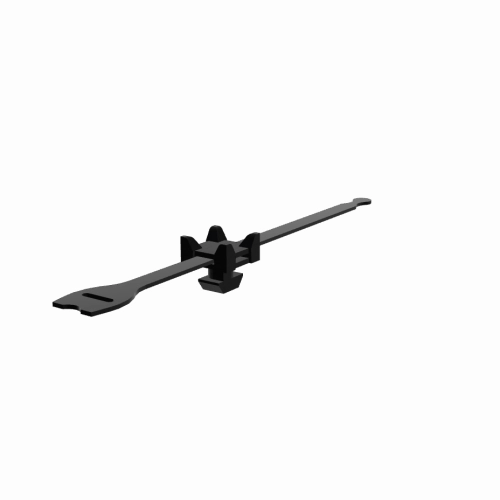 Kreuzkabelbinderblock mit Klett System B Nut 10