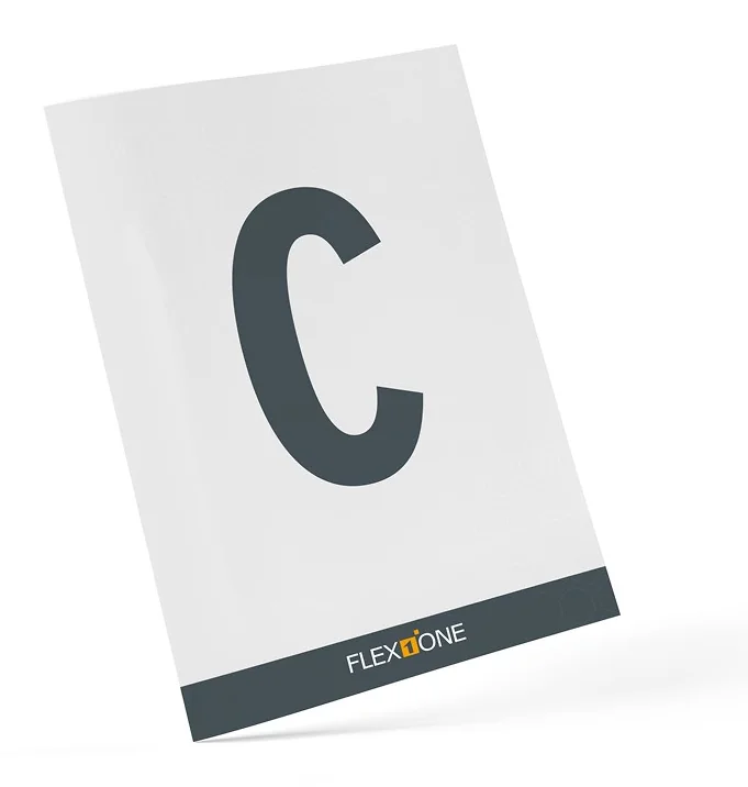 Lagerplatzschild für Reifenregale – Buchstabe C