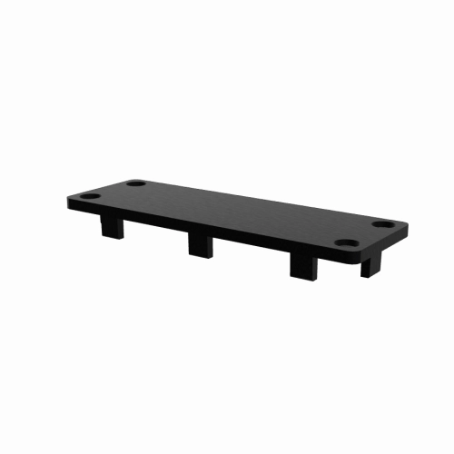 Kabelkanal-Abdeckkappen 40 x 120 4 Bohrungen