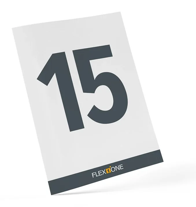 Lagerplatzschild für Reifenregale – Nummer 15