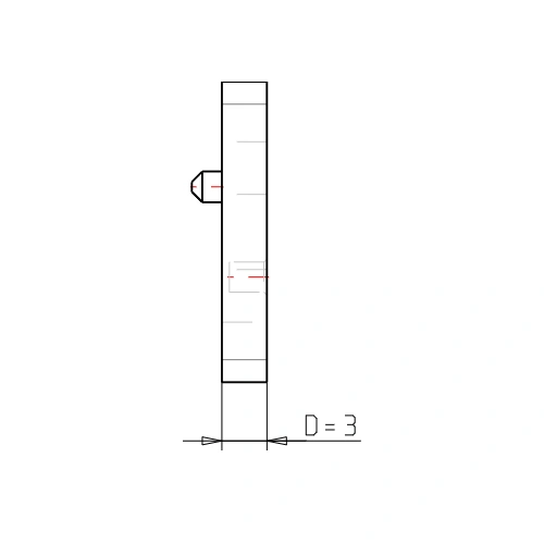 Klemmblock Abstandshalter 3 mm