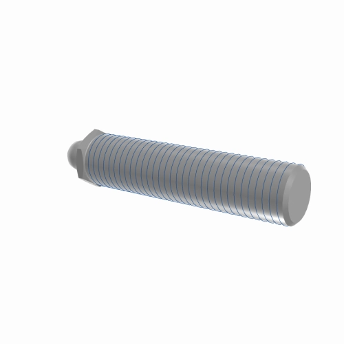Gewindestange M24x100 Kugel 15