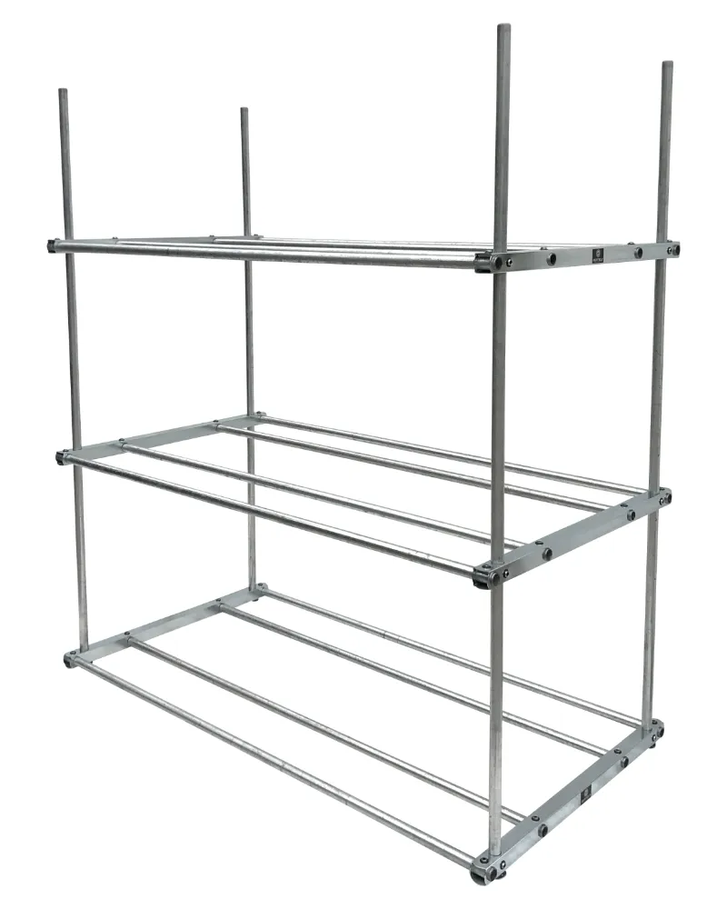 Reifenregal Doppel  73 – 3 Ebenen Grundregal