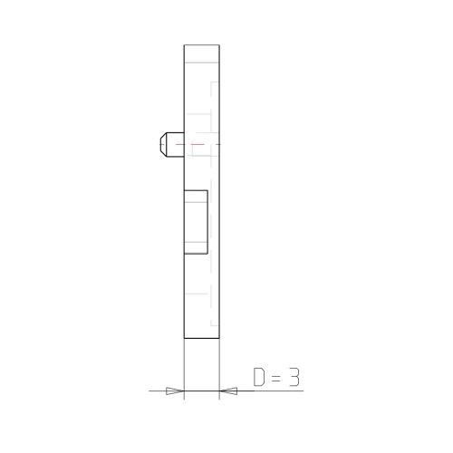 Uniblock 18/25 CS Abstandshalter 3 mm