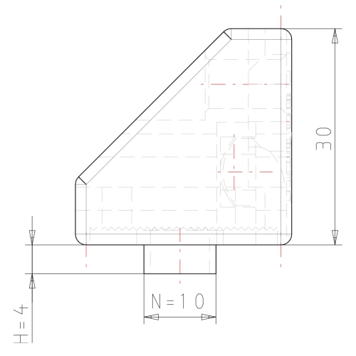 Uniblock Zn 40 CS Nut 10